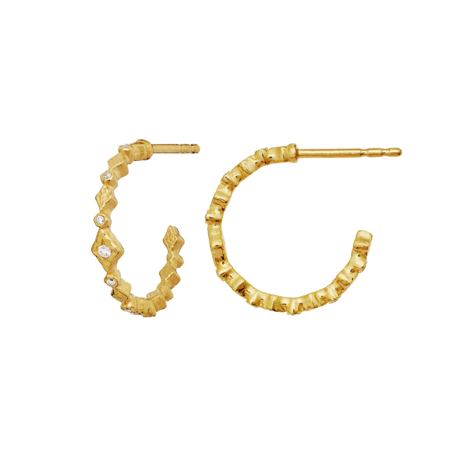 Arlette hoops - forgyldt